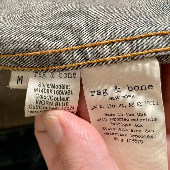 Men’s Rag & Bone Denim Jacket - Picture 4 of 4
